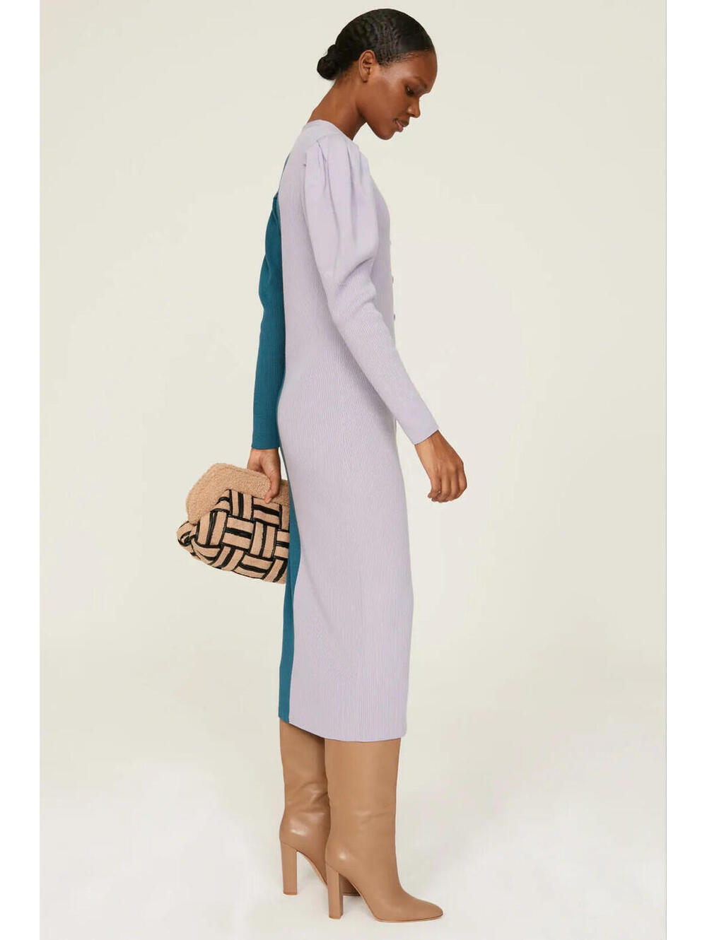 Busayo x RTR Rib Sweater Dress Size L - Picture 8 of 10